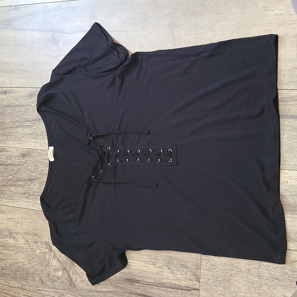 Lace up tshirt